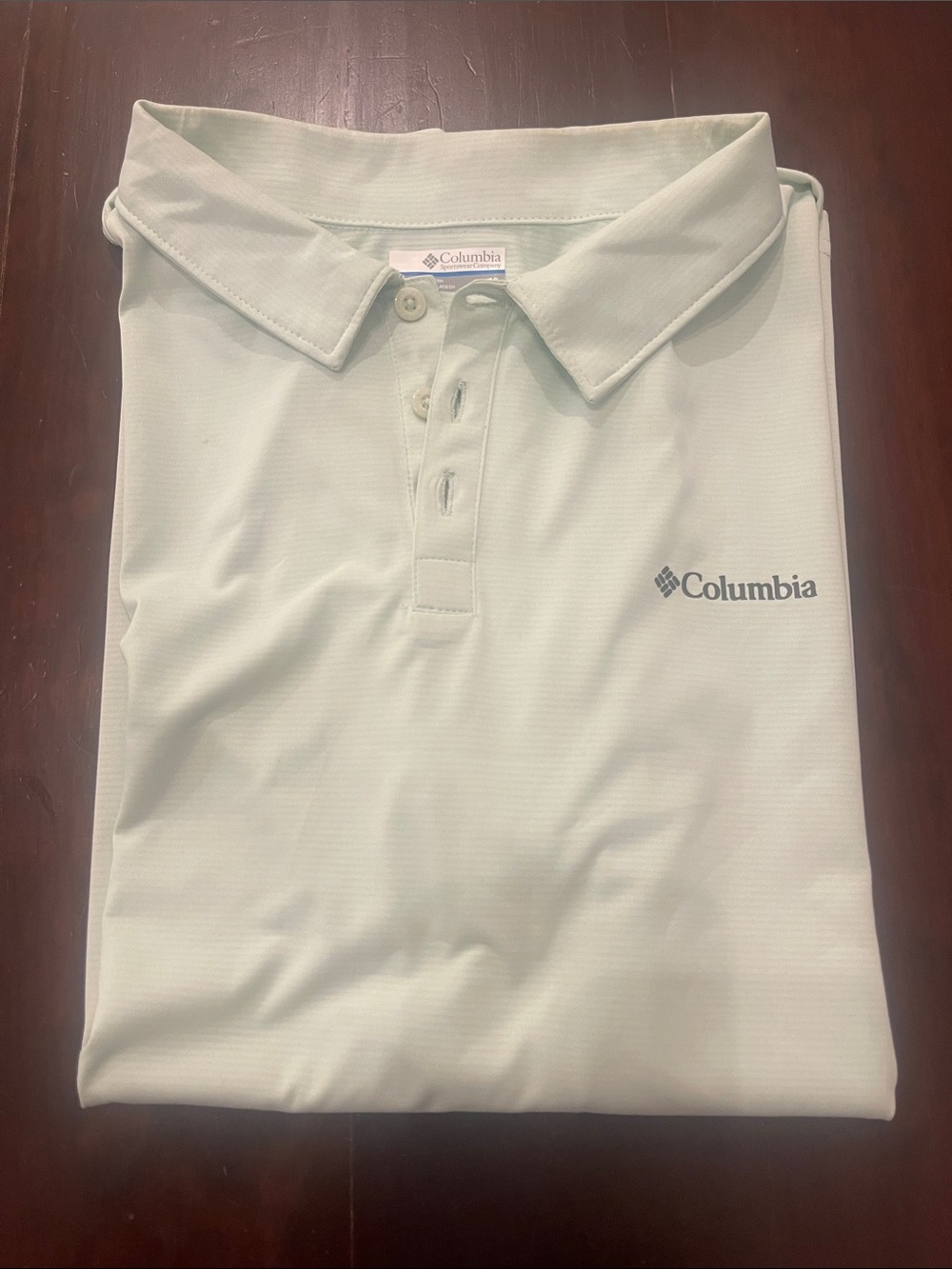 Columbia Mint Green Performance Polo